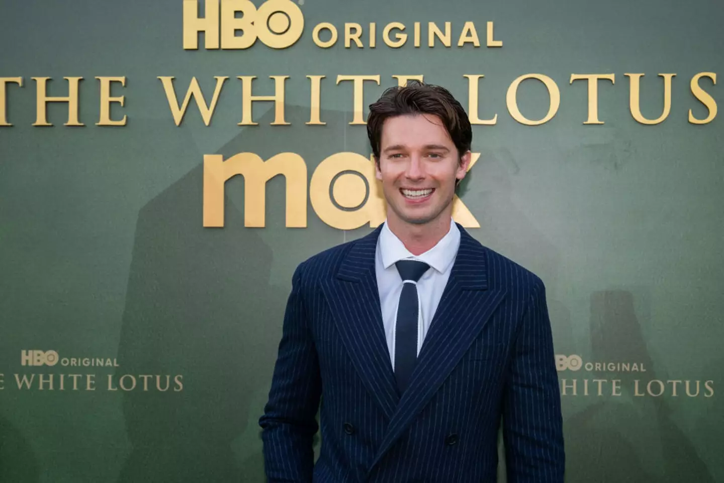Patrick Schwarzenegger stars in The White Lotus as Saxon Ratliff (Billy H.C. Kwok/Getty Images for HBO)