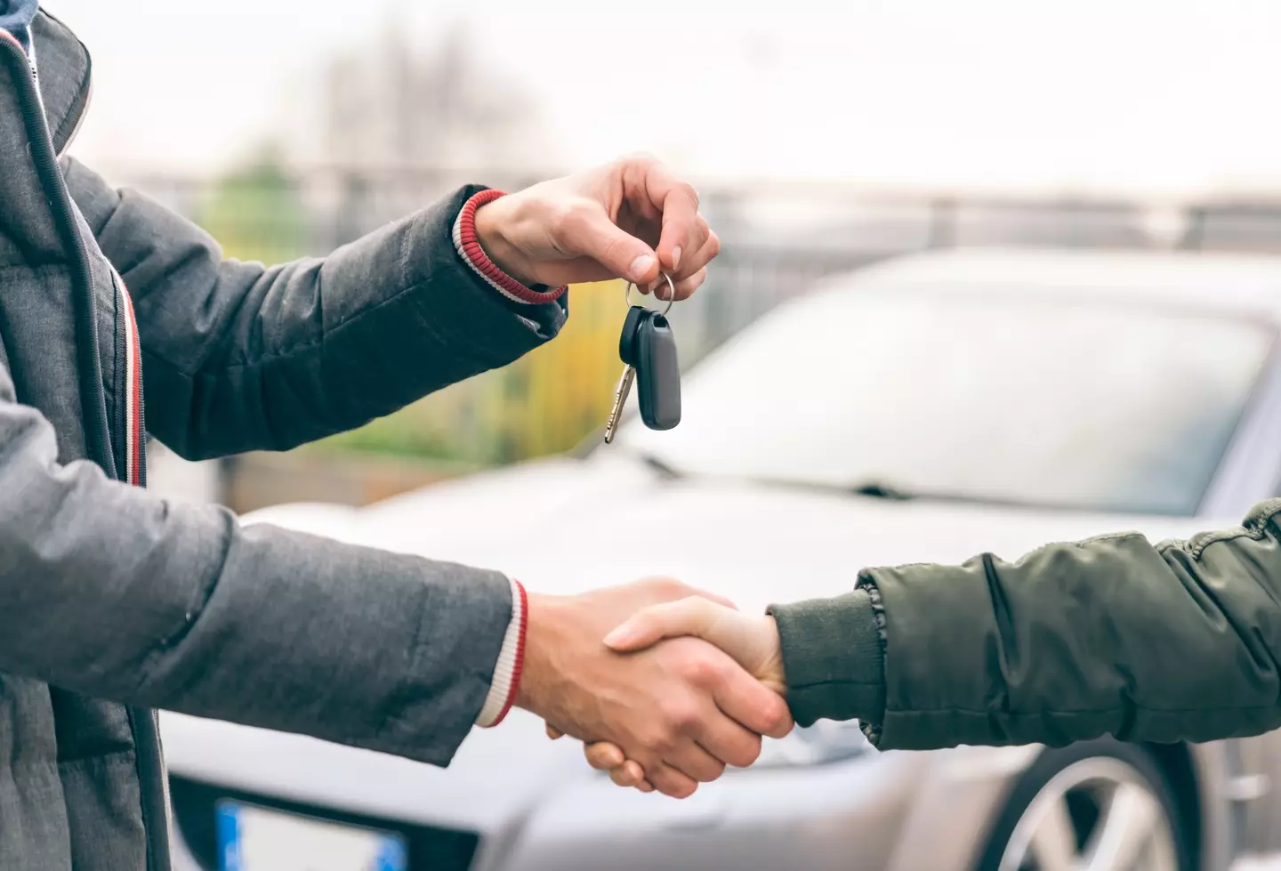 Car dealership sale.