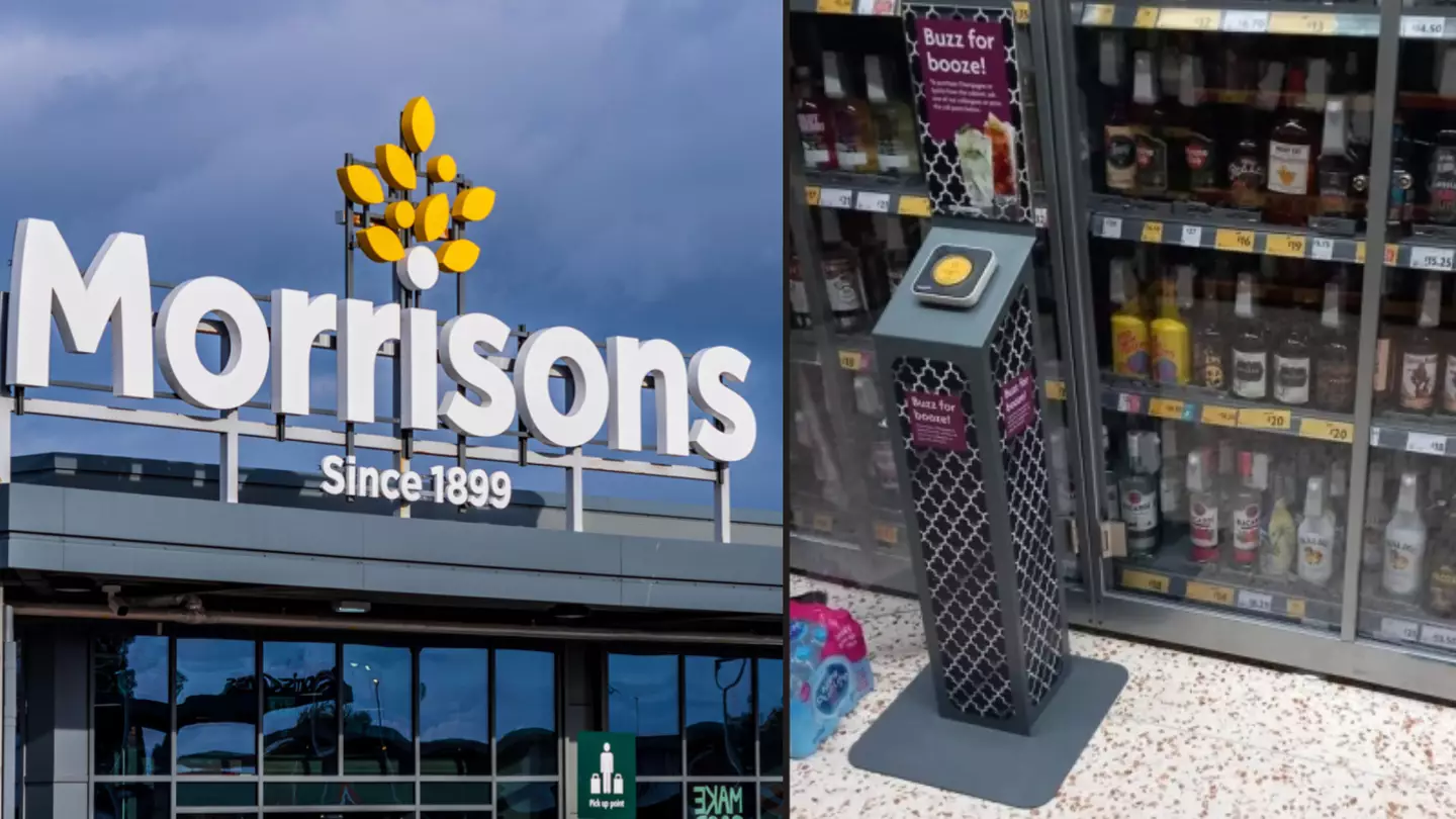 Morrisons store introduces 'buzz for booze' button which you need to press to get alcohol