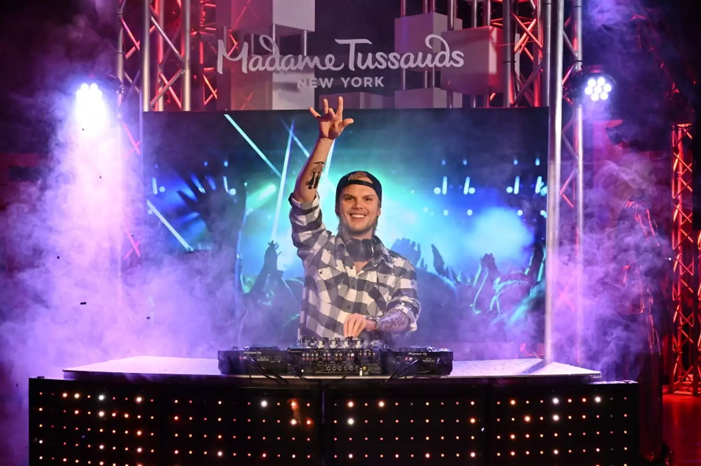 The DJ struggled with crippling anxiety throughout his life. (Astrid Stawiarz/Getty Images for Madame Tussauds New York)