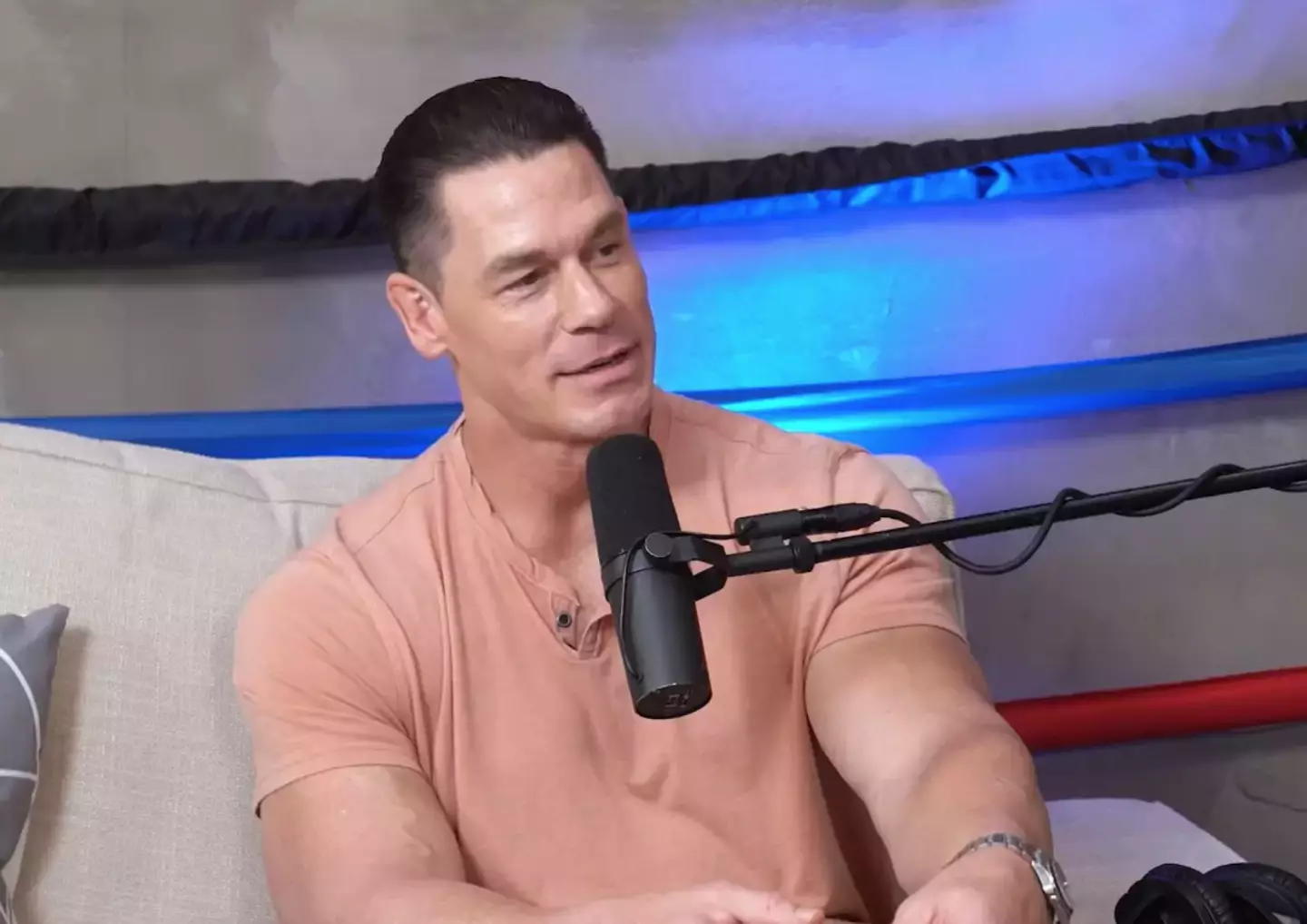The wrestler-turned-actor spoke about what he's thinking when he tells fans to leave him alone during an appearance on the Impaulsive podcast. (YouTube/Impaulsive)
