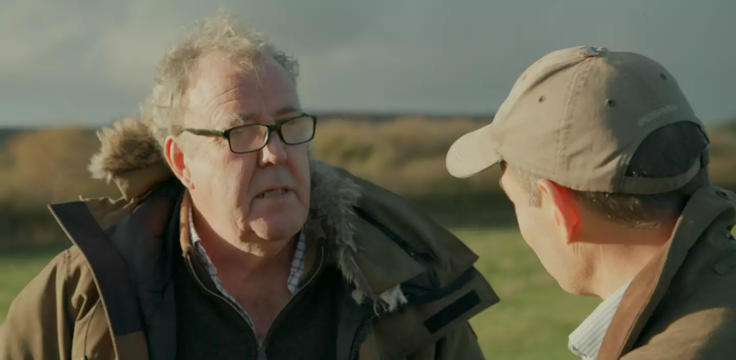 Jeremy with farm agronomist, Charlie Ireland. (Prime Video)