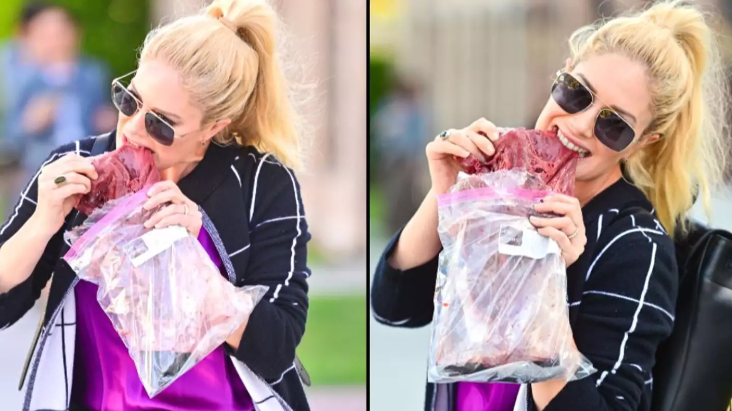 Heidi Montag Munching On Raw Bison Heart To Help Her Get Pregnant