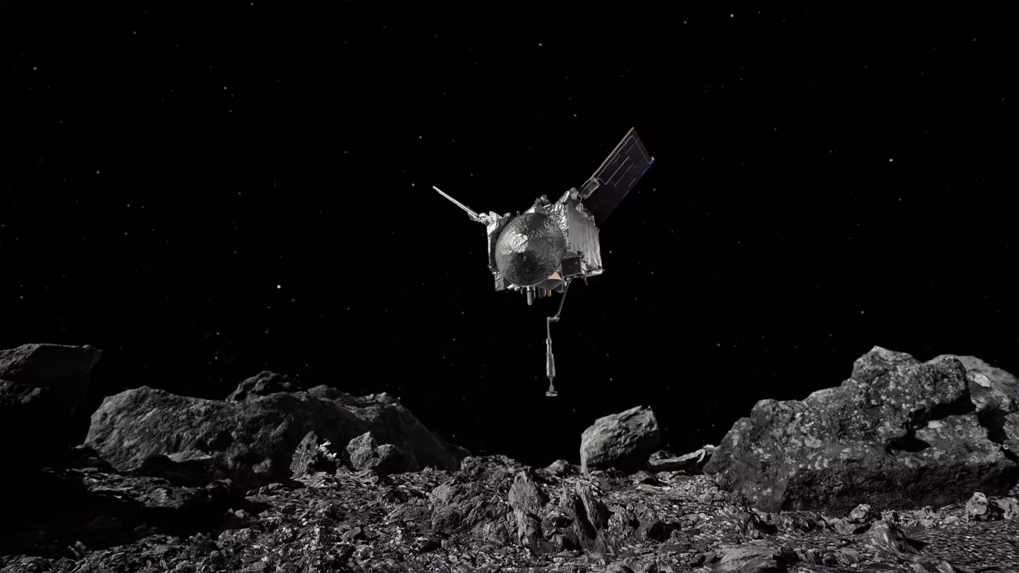 NASA's OSIRIS-REx mission successfully retrieved samples from the space rock (NASA/Goddard/University of Arizona)