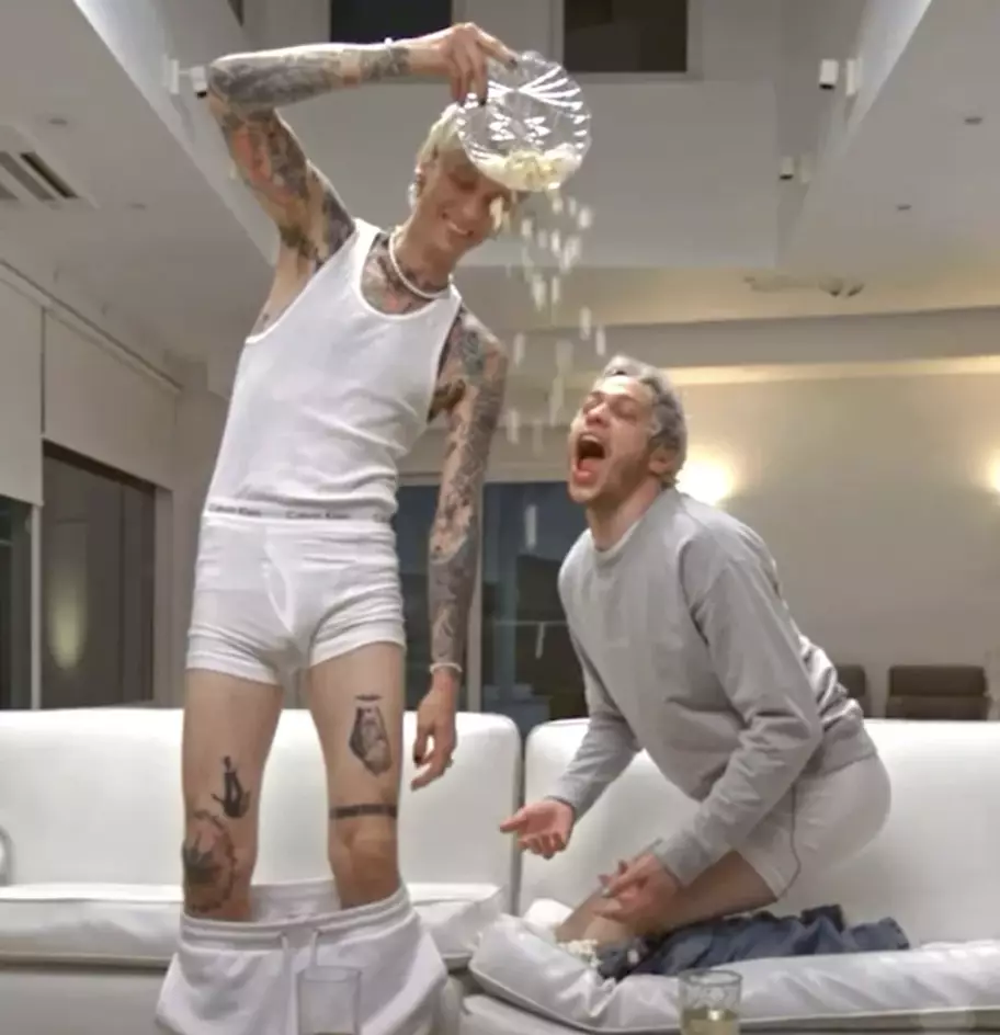 They previously stripped to their underwear on live. (calvin klein/Instagram)