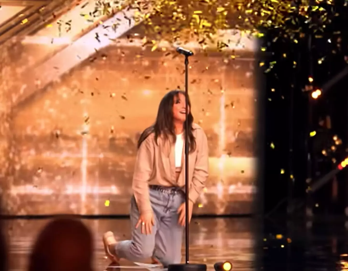 Sydnie was awarded the first Golden Buzzer of the new Britain's Got Talent season. (ITV)