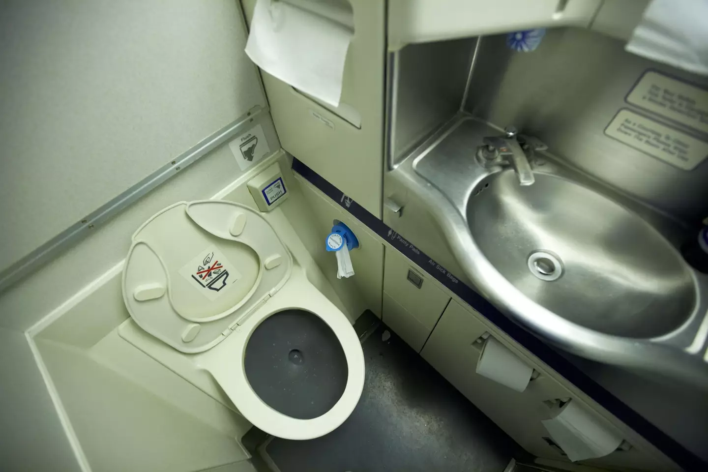 A flight attendant has explained when the worst time to go to the toilet is on a flight.