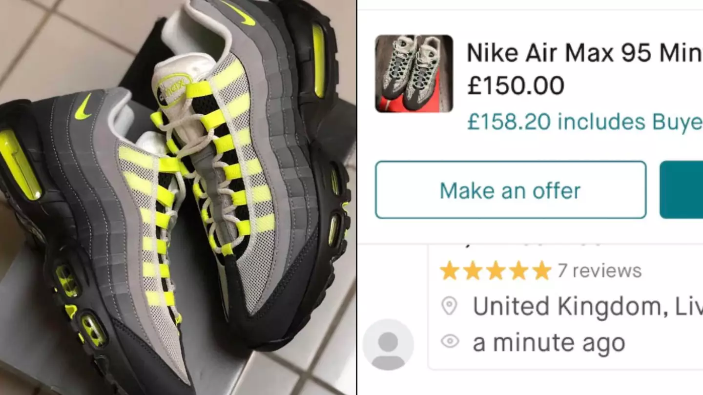Lad absolutely roasts mate pretending to buy his used Nike trainers on Vinted