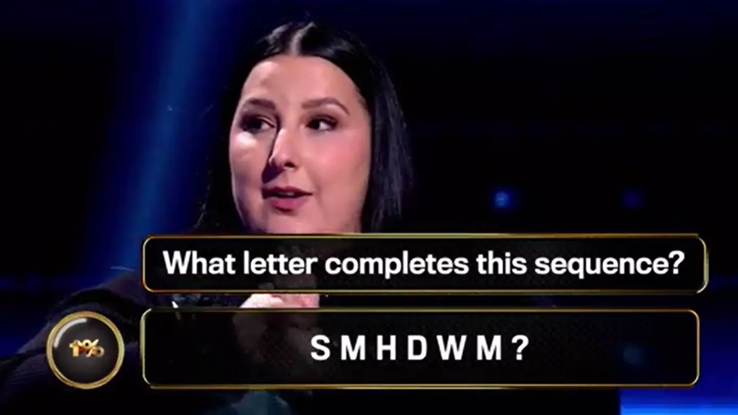 She had to answer this question.