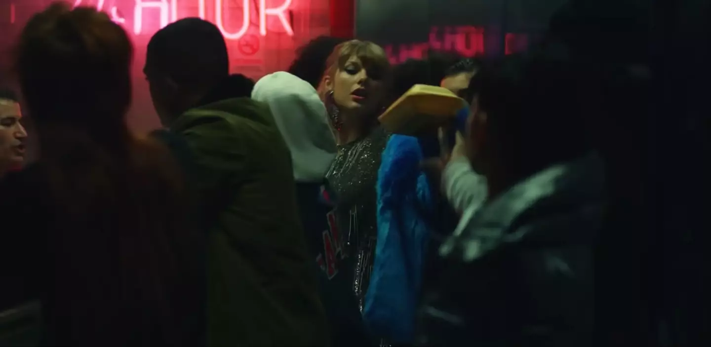 The star filmed scenes for the music video 'End Game' inside of Ahmed Khan's kebab shop (YouTube/Taylor Swift)
