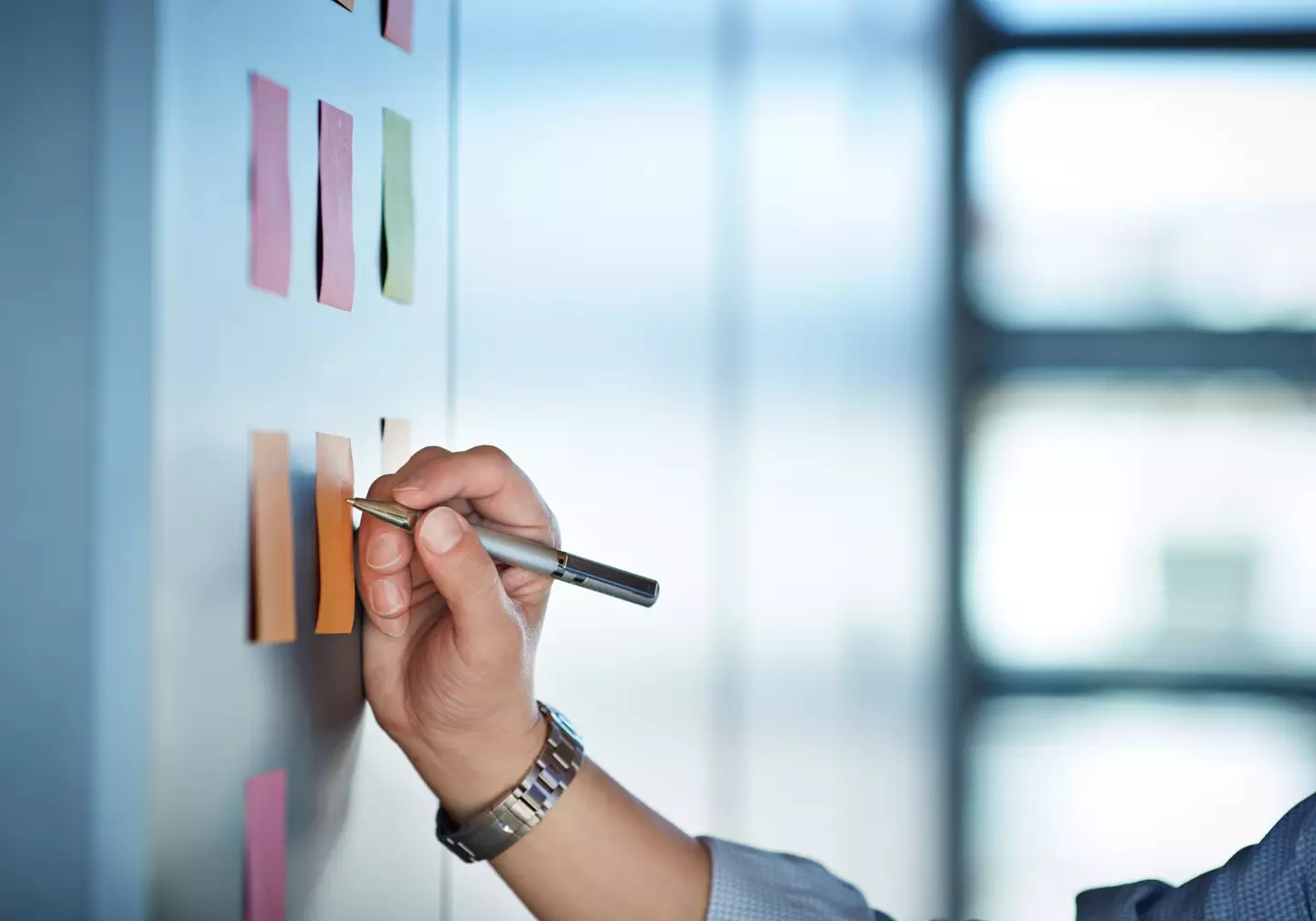 The Reddit user explained strange Post-it notes started appearing all around his apartment. (Getty Stock Photo)