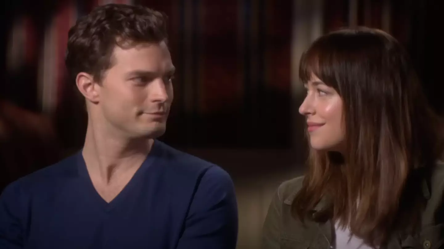 The pair were quizzed about the sex scenes in the flick (YouTube/Today)