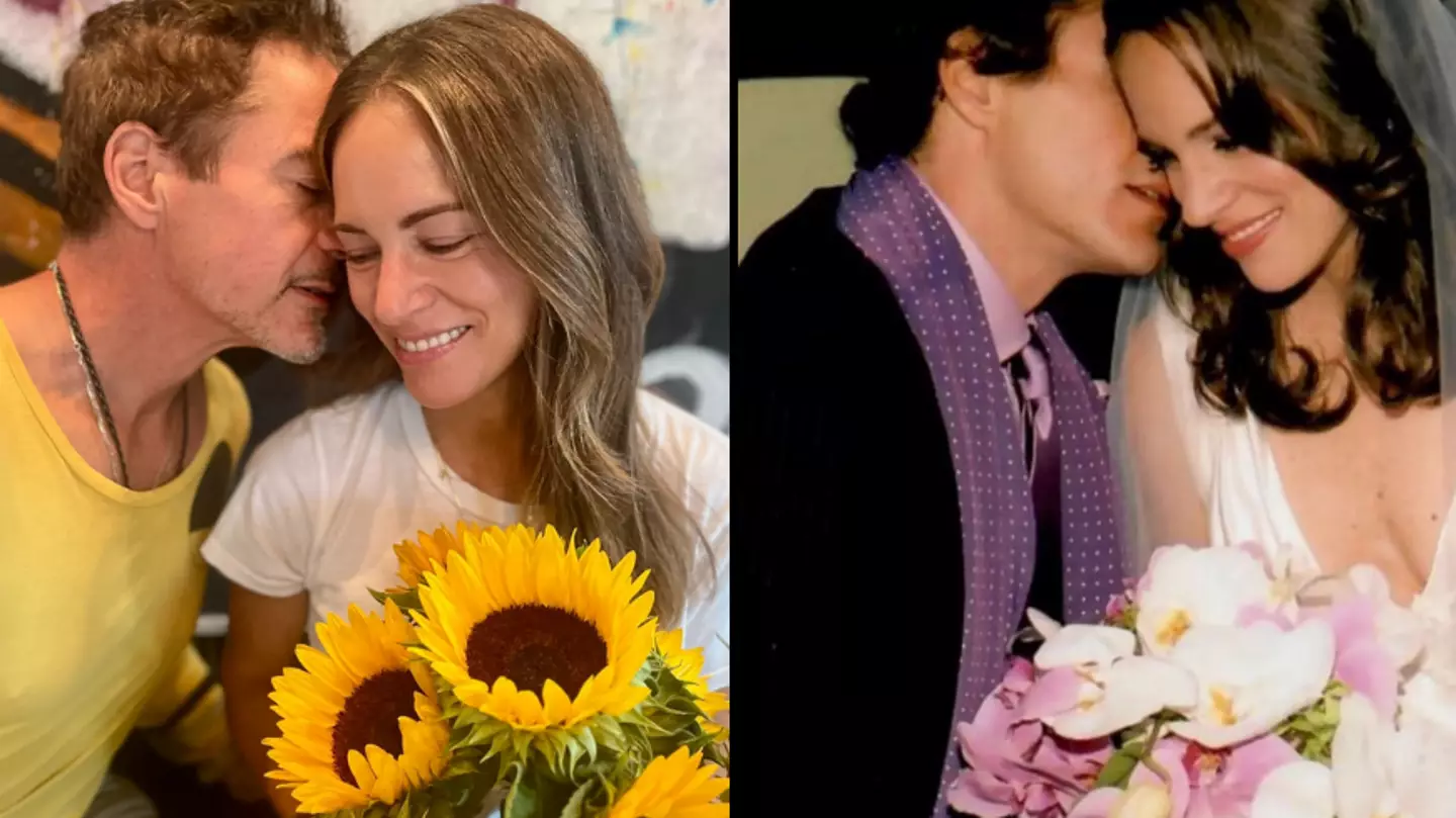 Robert Downey Jr. and wife Susan recreate wedding photo as they celebrate 18 years of marriage
