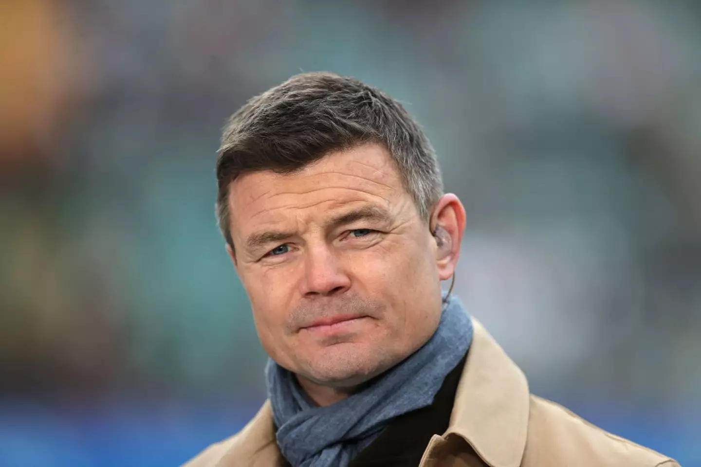 Brian O'Driscoll looks on during the Guinness Six Nations 2024 (Photo by David Rogers/Getty Images)