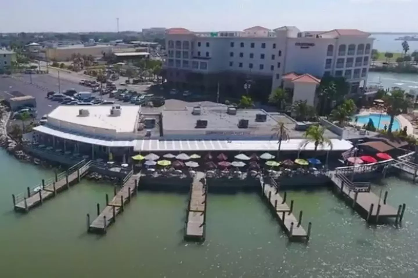 The father-of-five dived off the dock behind his home into Florida's Boca Ciega Bay on a daily basis. (YouTube/Fierce)