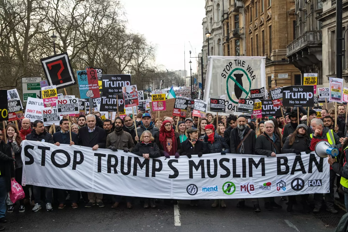 Trump's travel ban in his first term was met with a lot of opposition, and the supreme court initially stopped him until he revised it (Jack Taylor/Getty Images)