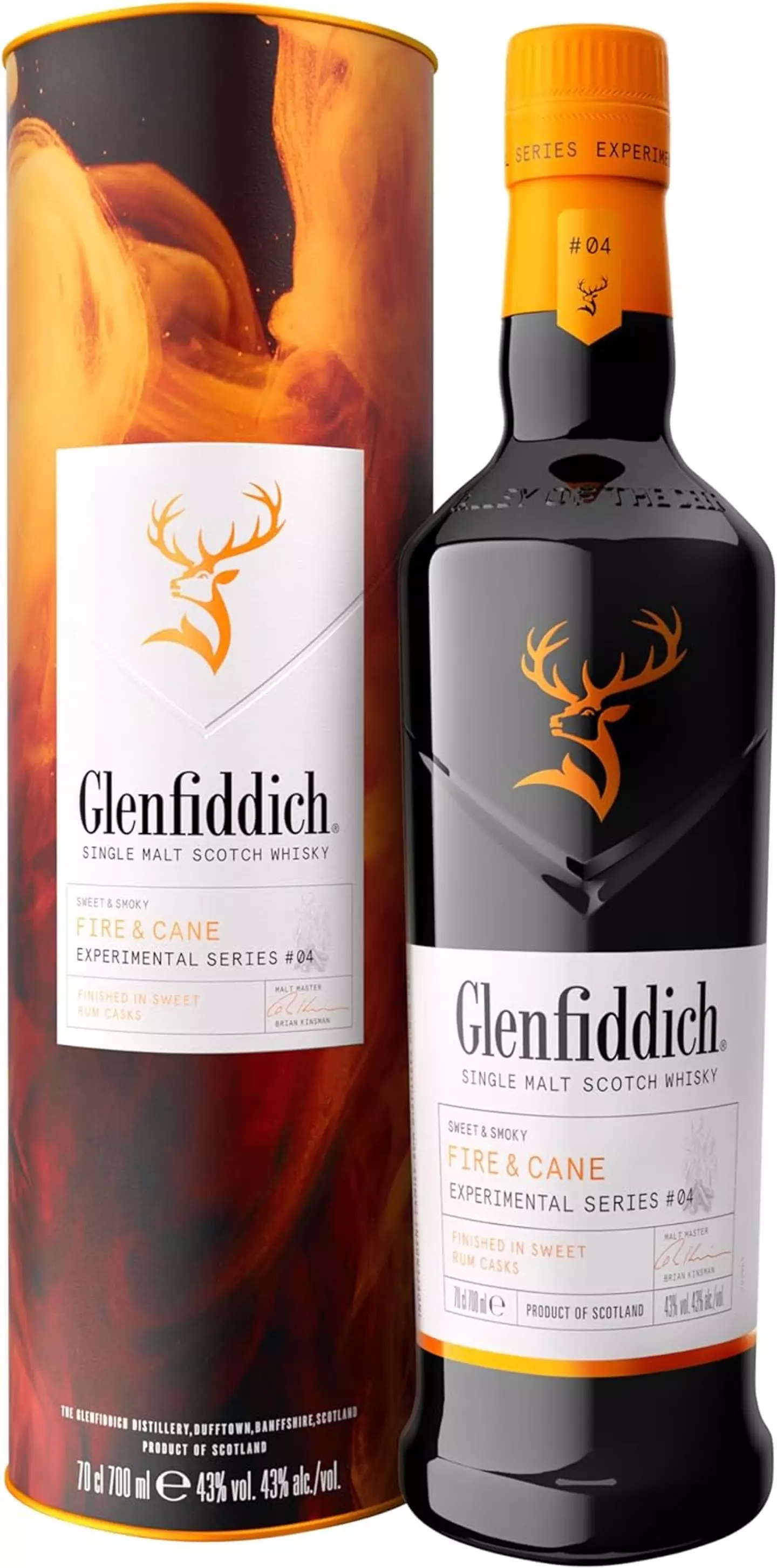 Glenfiddich Fire & Cane Whisky, 70cl
