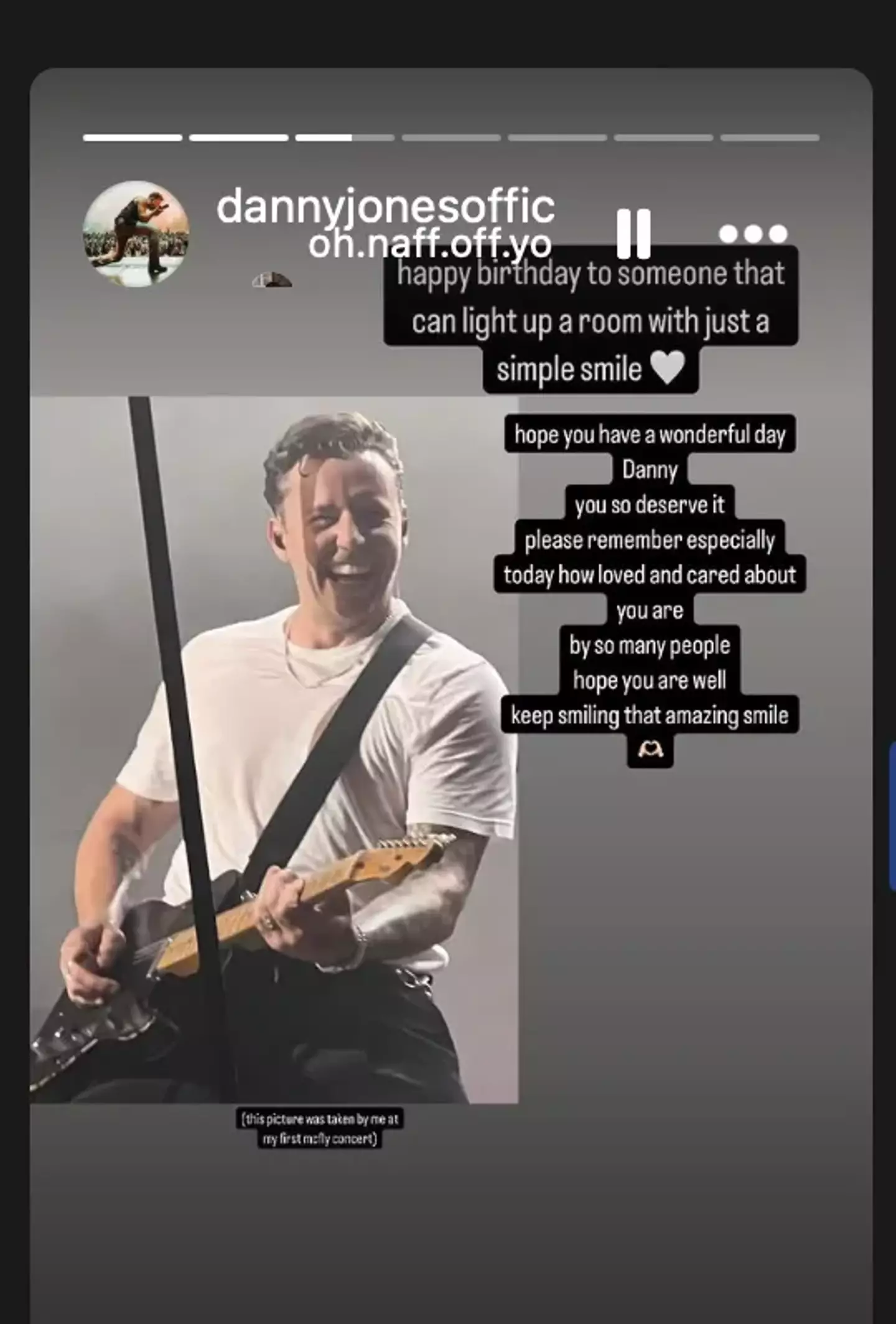 Danny broke his silence to reshare birthday posts (Instagram/@dannyjonesofficial)