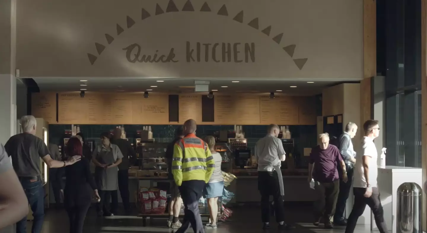 Gloucester Services offers a 'great selection of local and hand made produce'.