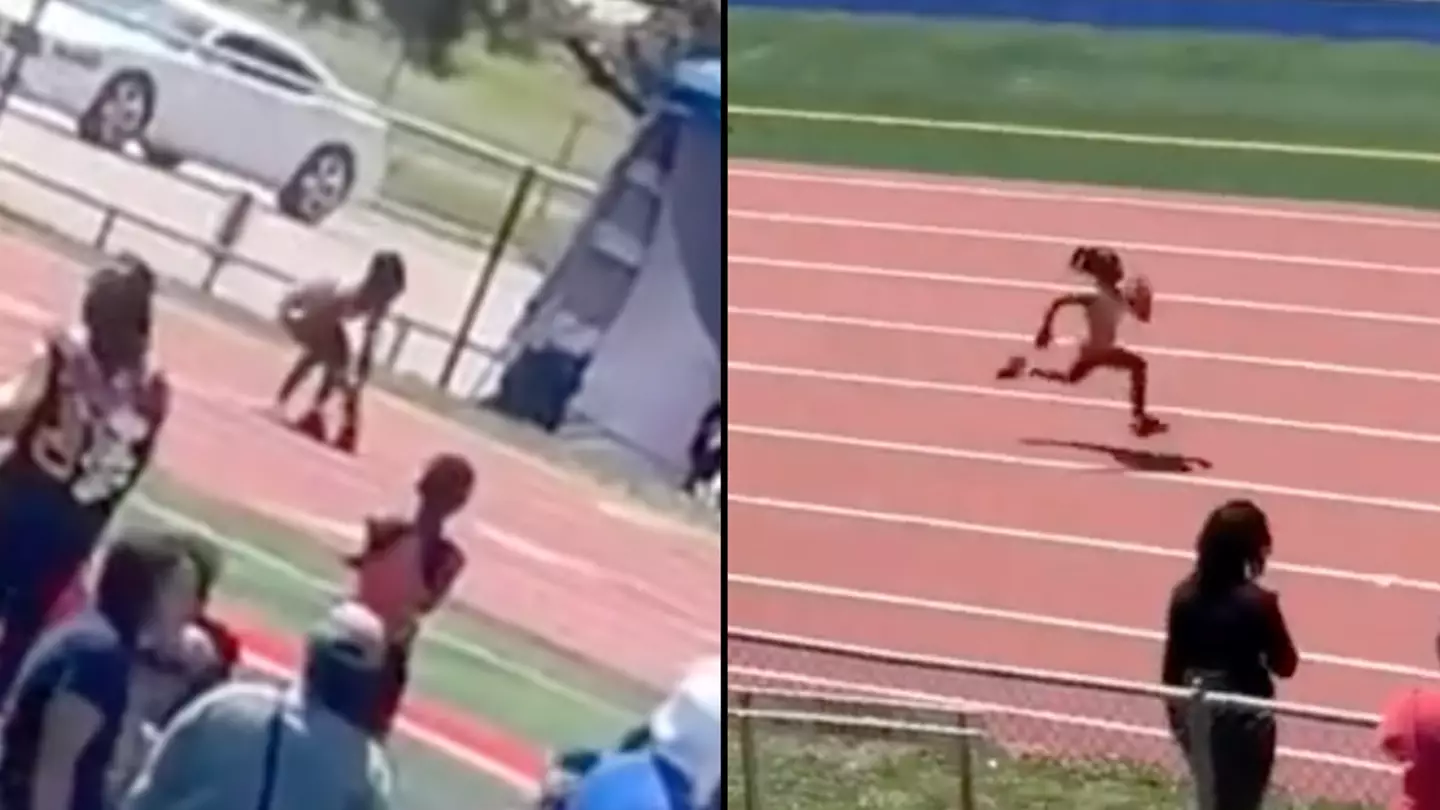 Girl Wins Race After Running Back For Lost Shoe In Stunning Video