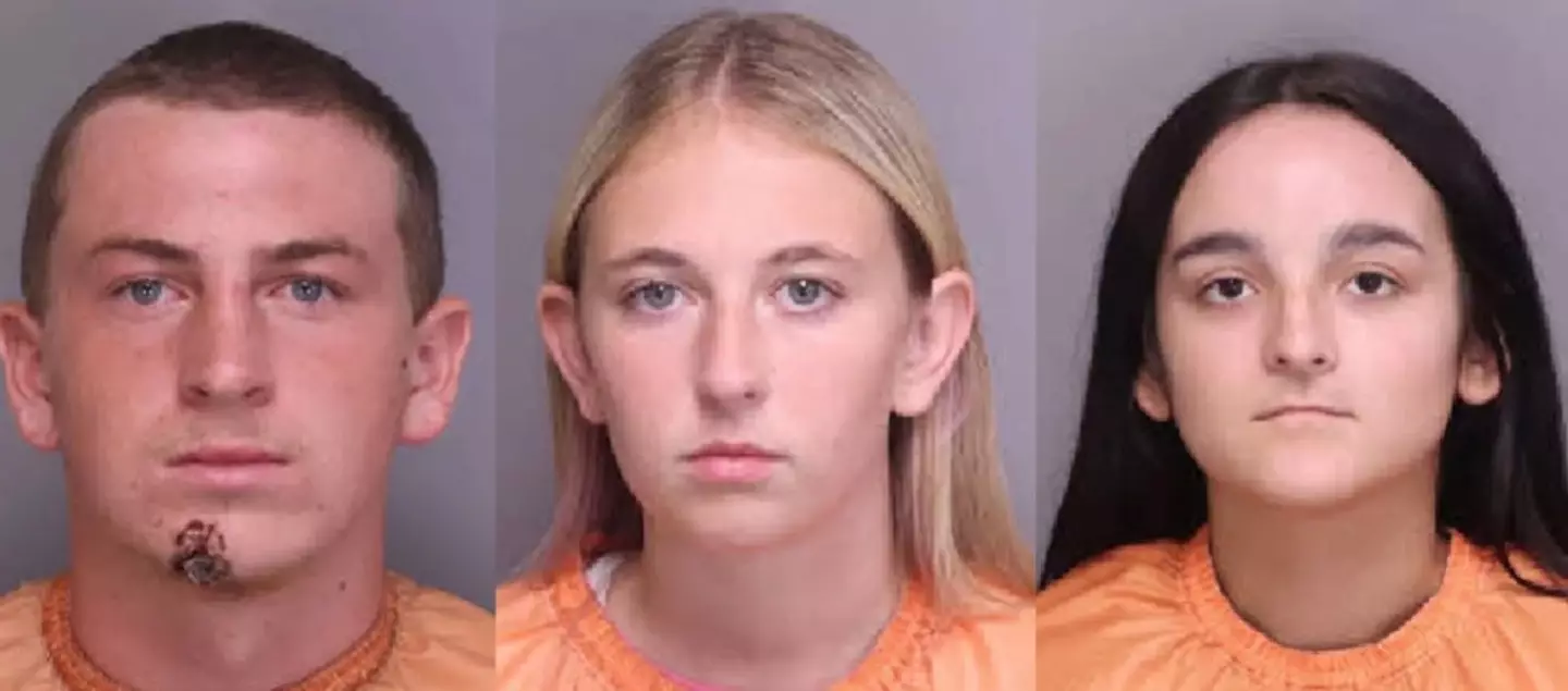 Hunter Kendall, Sydney Kearns and Corrinne Belviso have also been charged alongside four other unnamed minors (Florence County Sheriff's Office)