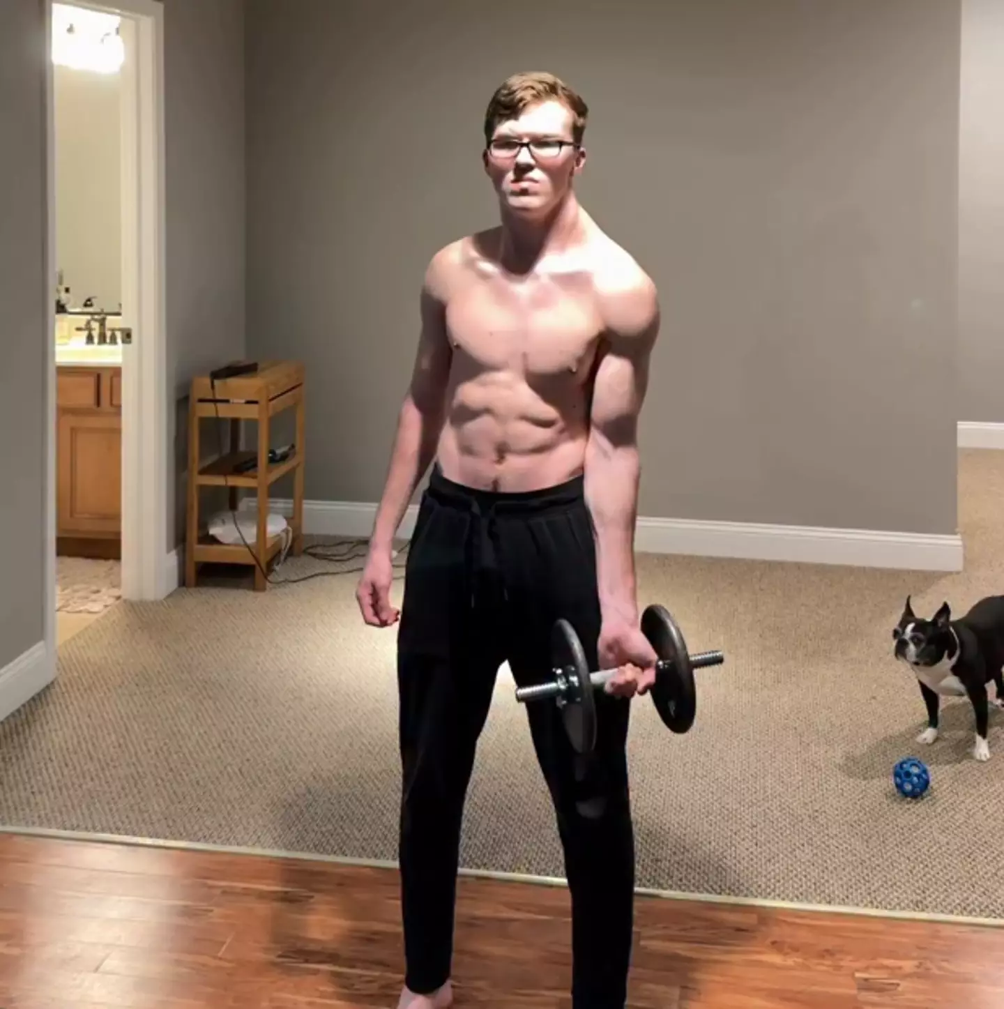 His dedication is impressive (Instagram/@thecrookedman10)