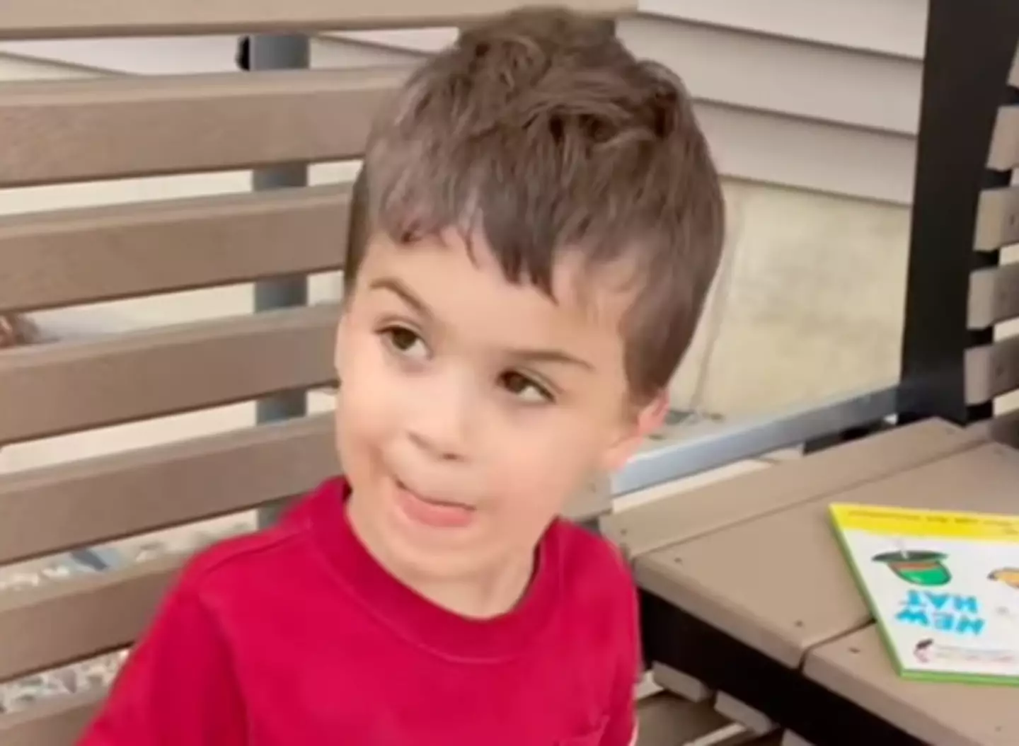 Mason ordered the food on the app Grubhub.