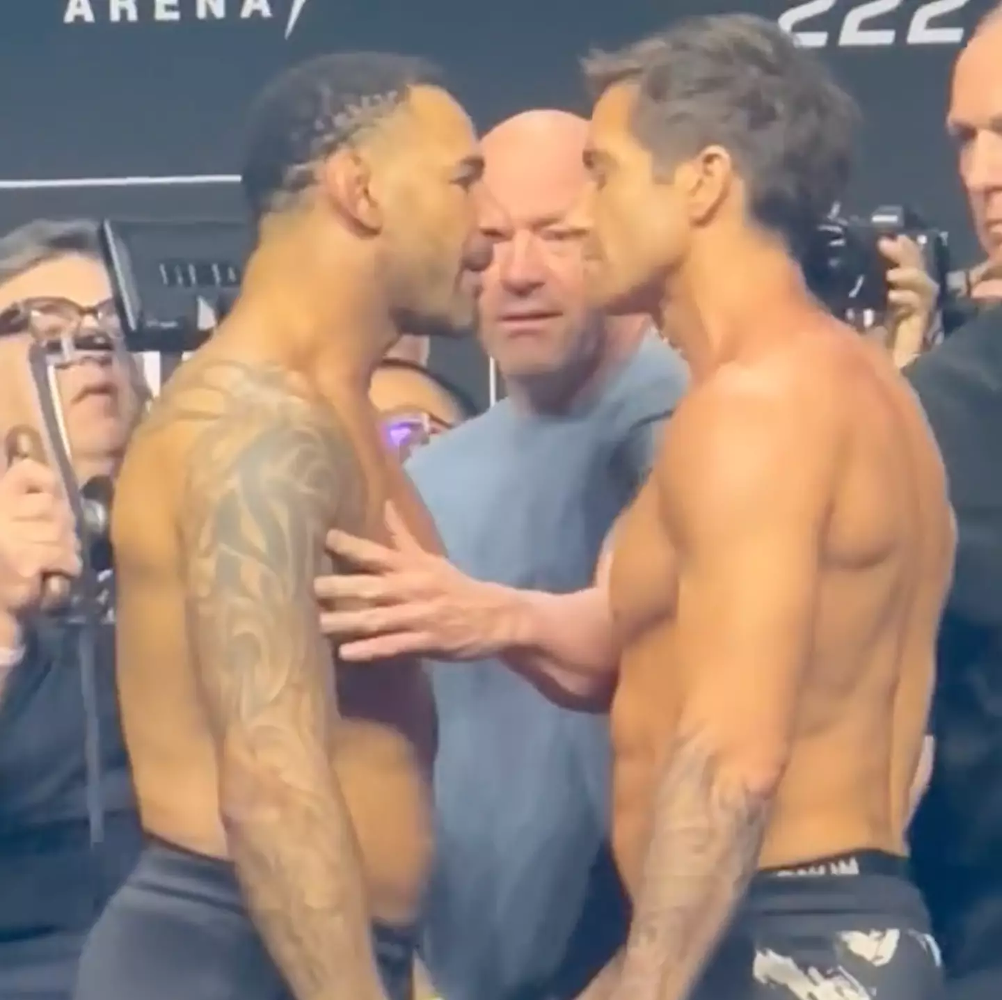 McGregor called for 'one more take'.