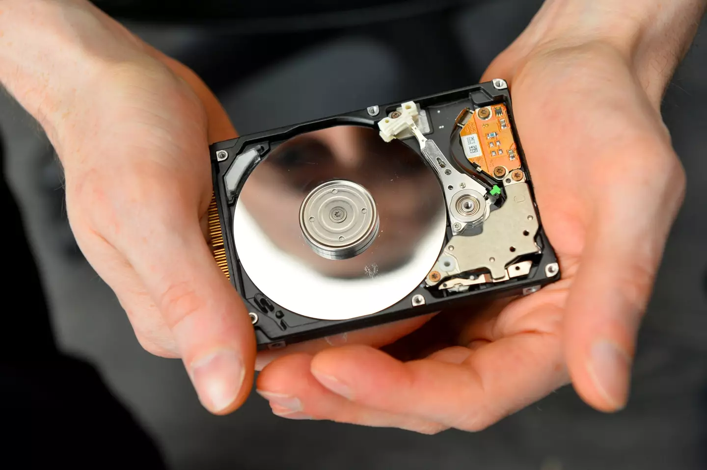 The Bitcoin will be on a hard drive similar to this one.