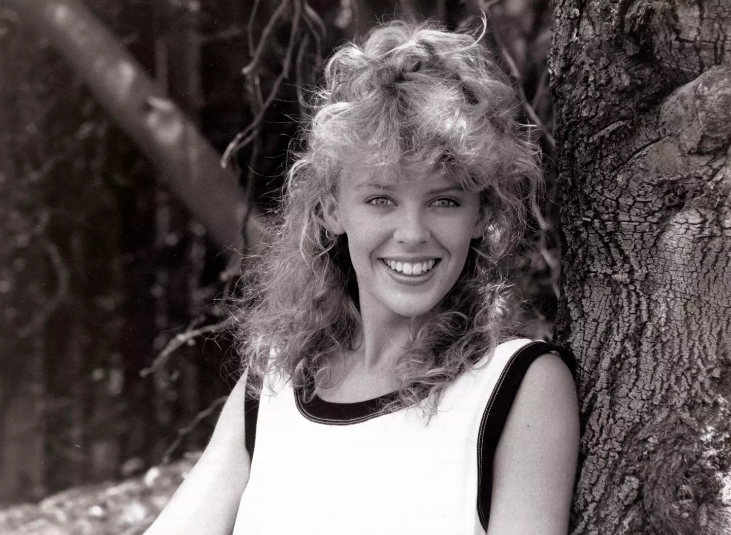 Kylie Minogue in her role as Charlene in the Australian soap opera Neighbours, February 1988.