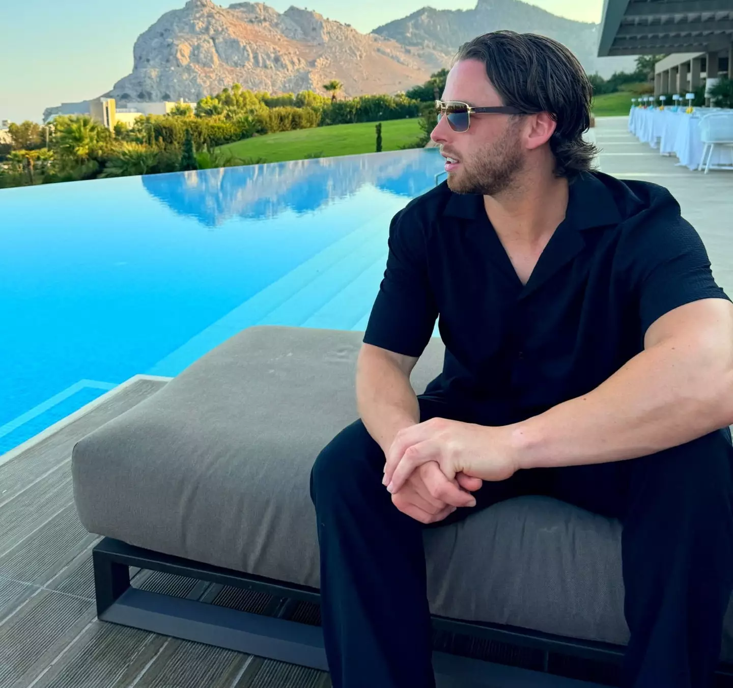 27-year-old Niven Hopkins has been left needing a kidney transplant after developing gout (SWNS)