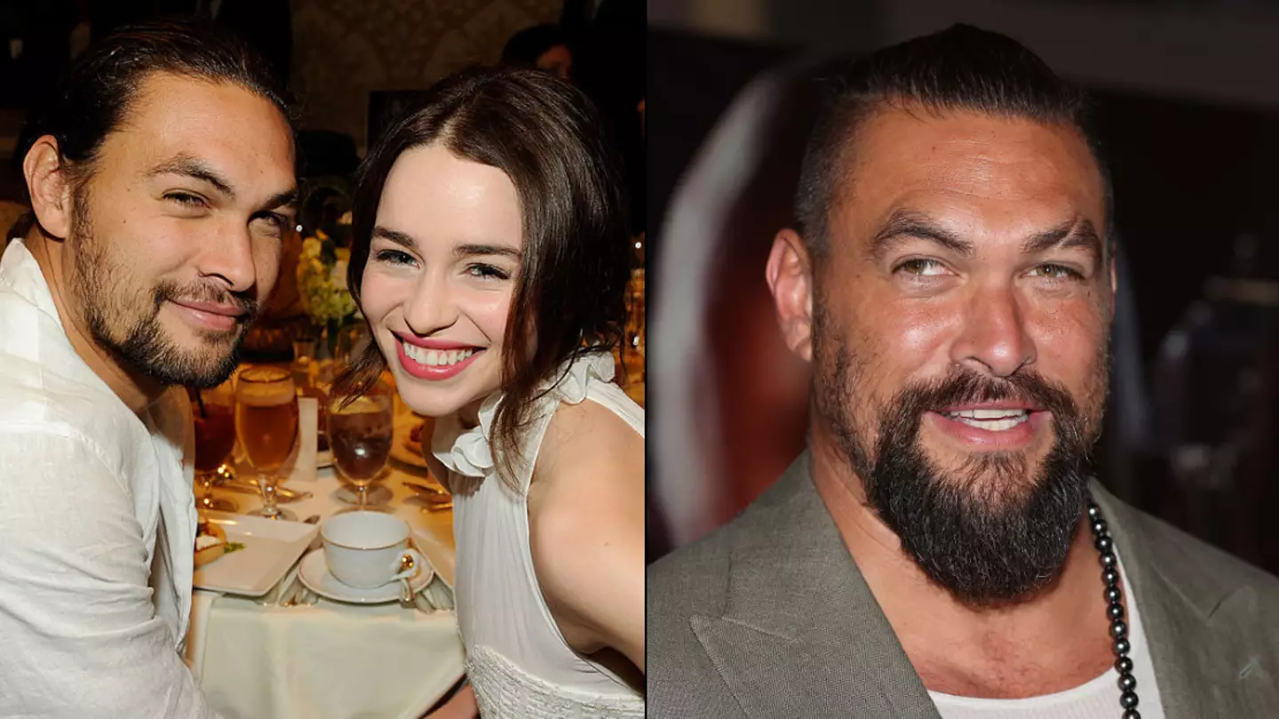 Jason Momoa explains why he wore bright pink modesty sock during sex scene with Emilia Clarke that left her stunned