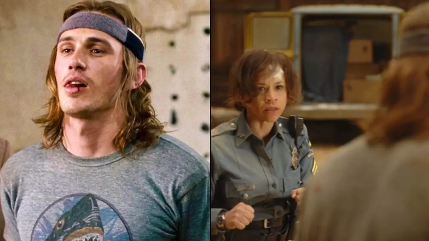 Rosie Perez reveals that Pineapple Express co-star James Franco went off-script and actually bit her a**