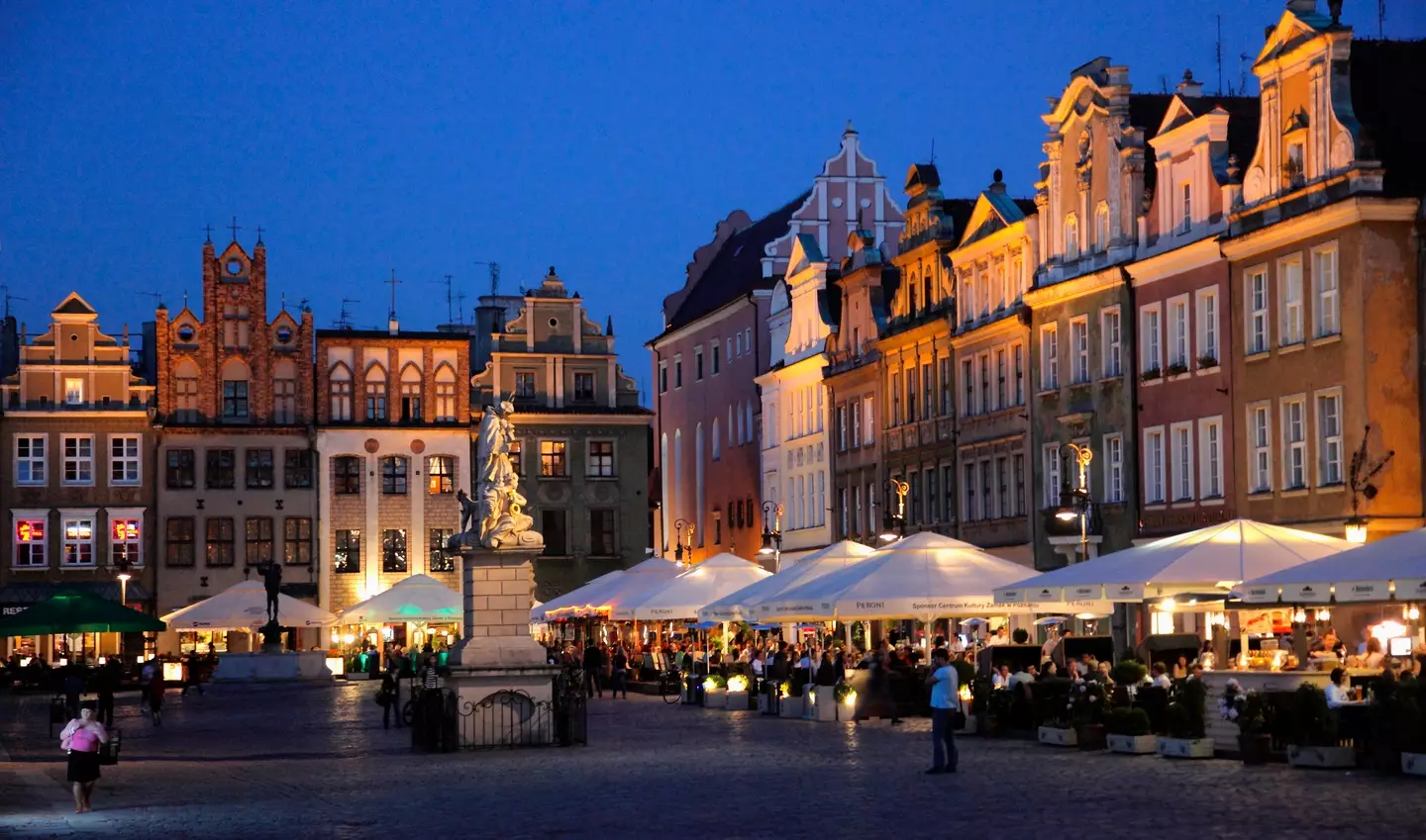 Old Market Square, Poznan.