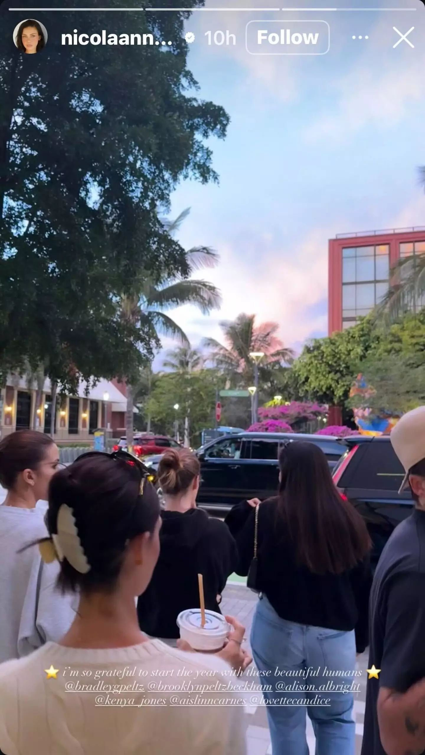 The snap seems to be a dig at her in-laws (Instagram/Nicola Peltz)