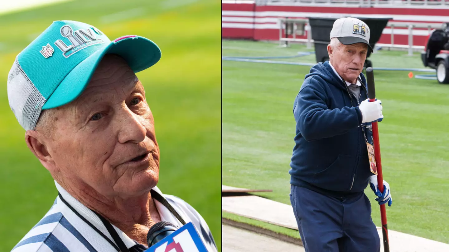 94-year-old groundsman who’s prepared every Super Bowl pitch in history calls time on career tonight