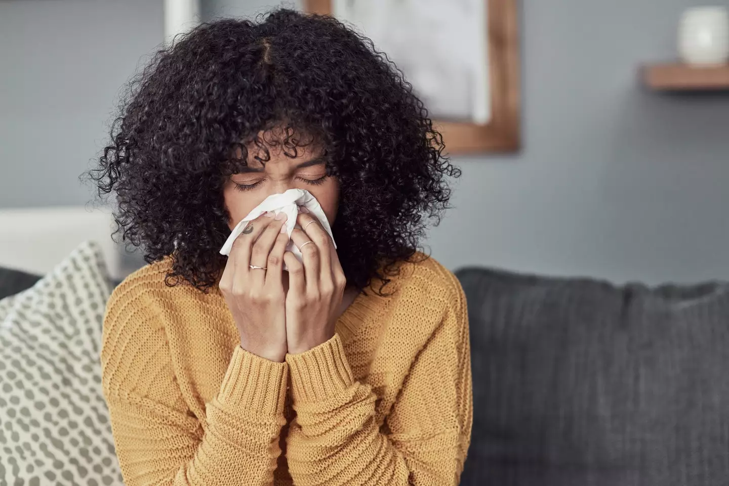 There are a few differenced between the flu and HMPV (Getty stock image)