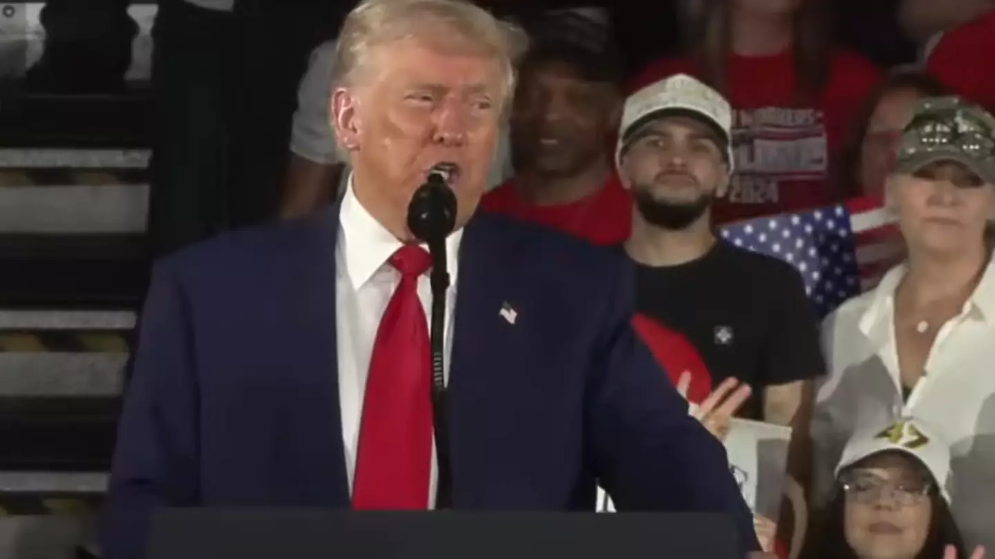 Bizarre moment Donald Trump appears to accuse his supporters of taking weight-loss injections during a rally