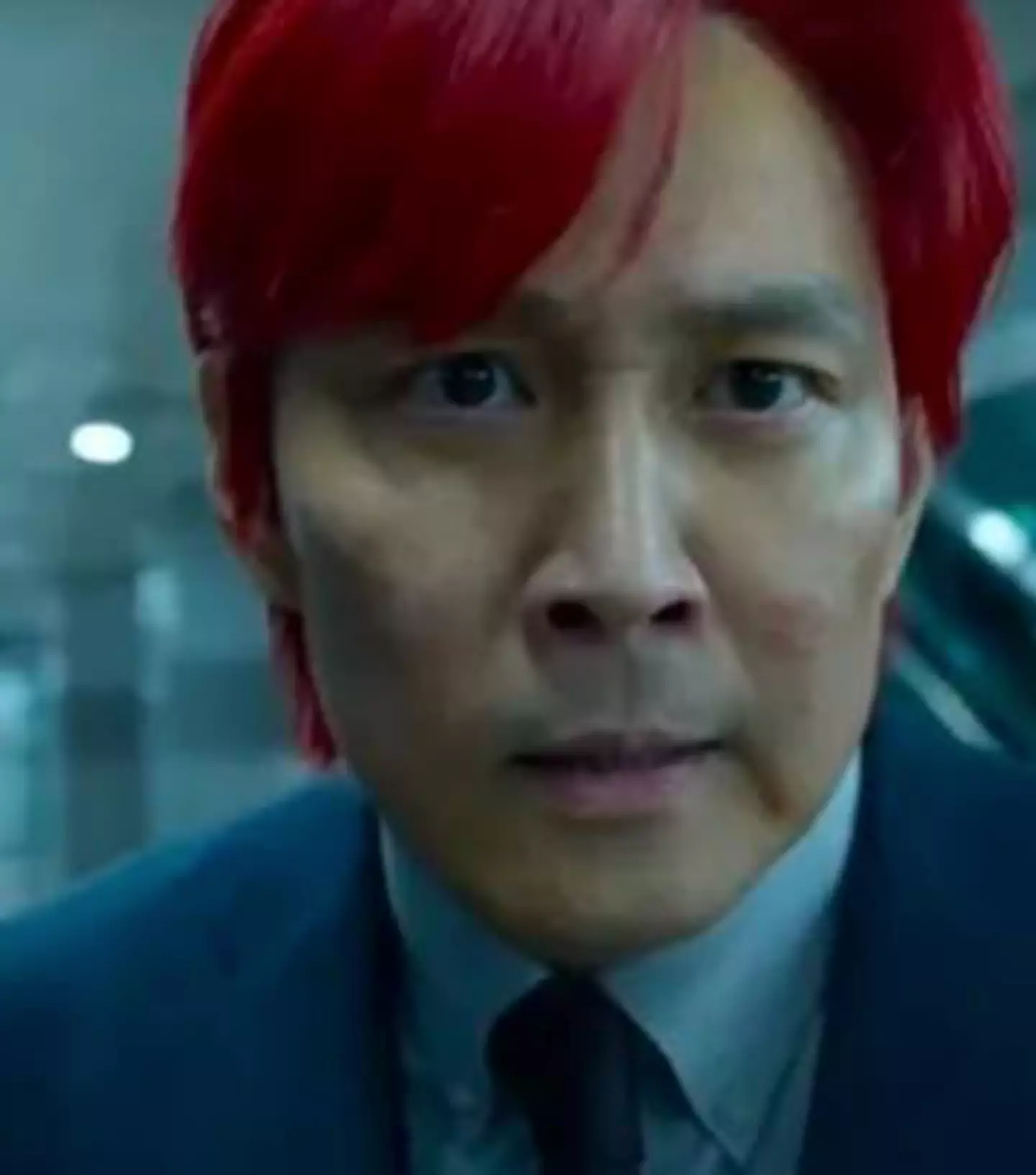 Viewers were left confused after Seong Gi-Hun dyed his hair red.