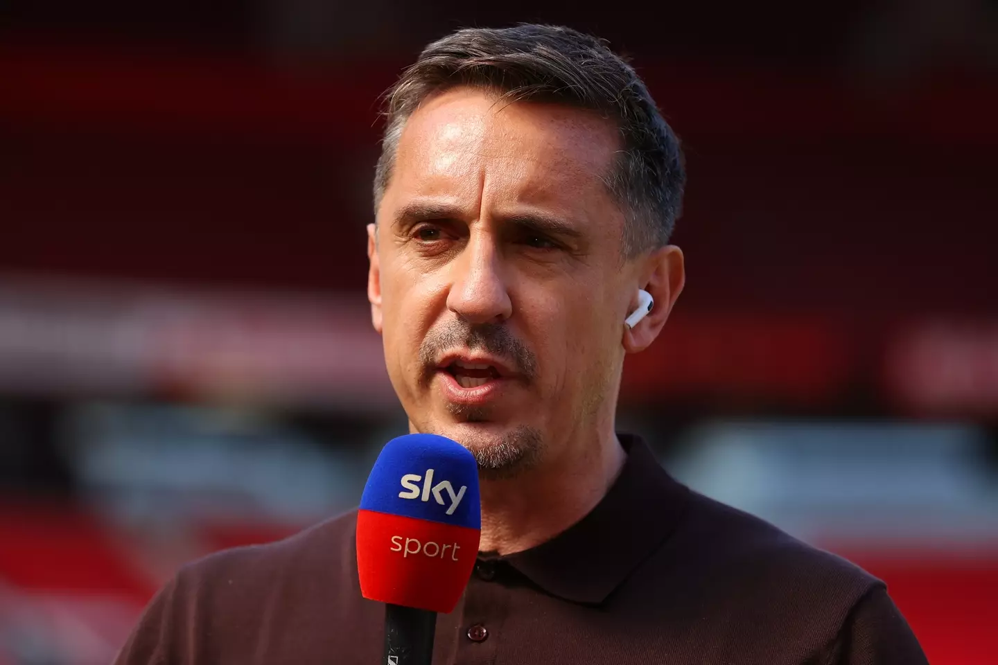 Gary Neville divided people with his comments about 'angry middle-aged white men' (James Gill/ Danehouse/Getty Images)