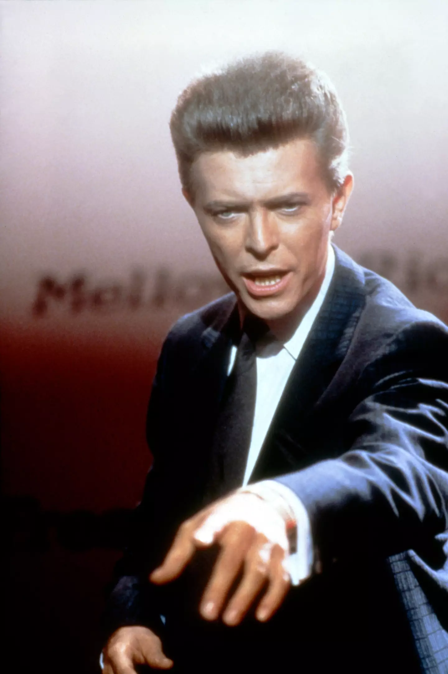 David Bowie on the set of Absolute Beginners. Phwoar. (Goldcrest Films International/Sunset Boulevard/Corbis via Getty Images)