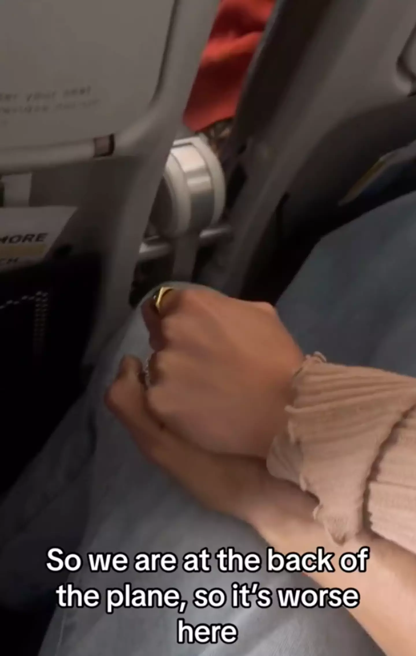 At one point it was so bad he had to hold his other half's hand.