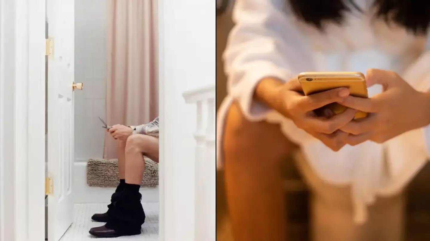 Doctor issues serious health warning to people who scroll on their phones while sat on toilet