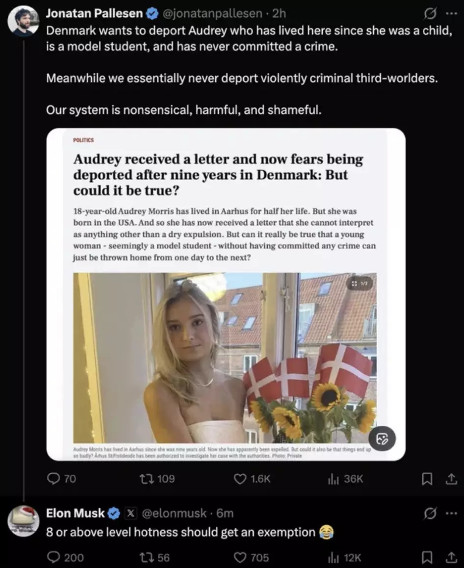 Musk posted the tweet then shortly after deleted it (X)