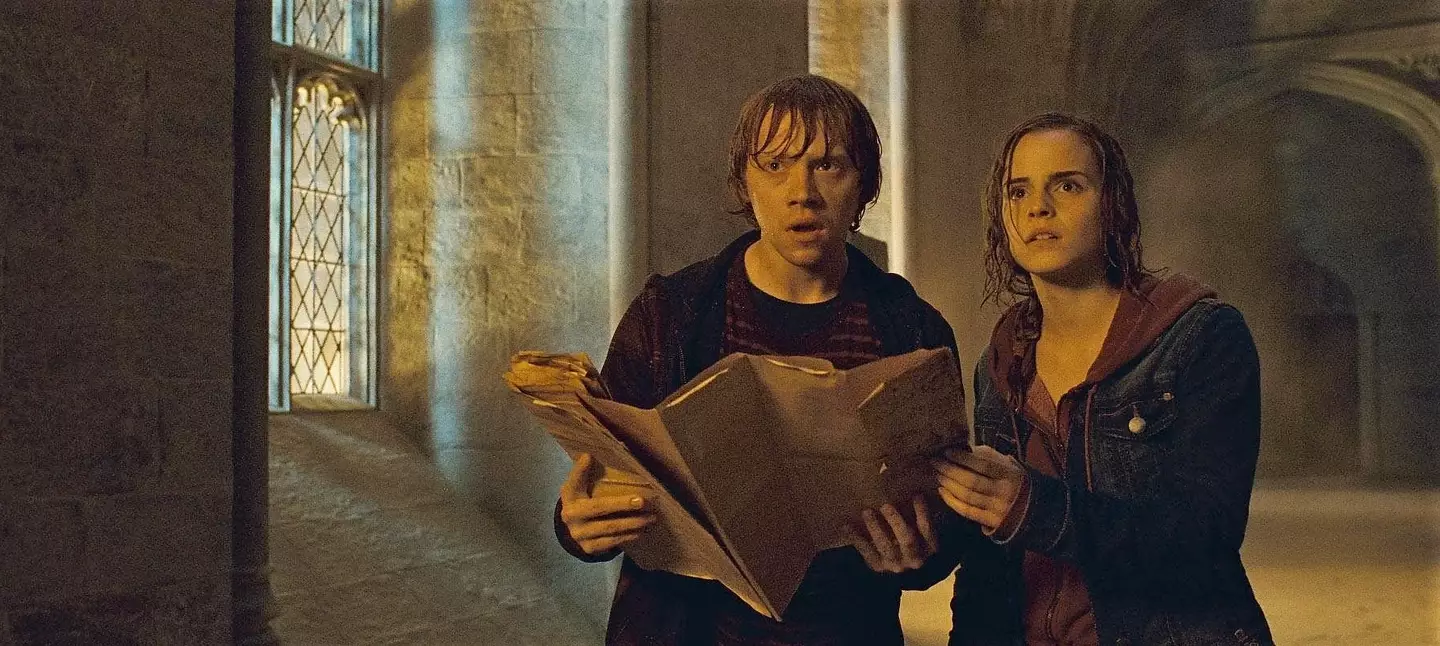 The marauders map allows users to see the location of everyone in Hogwarts.