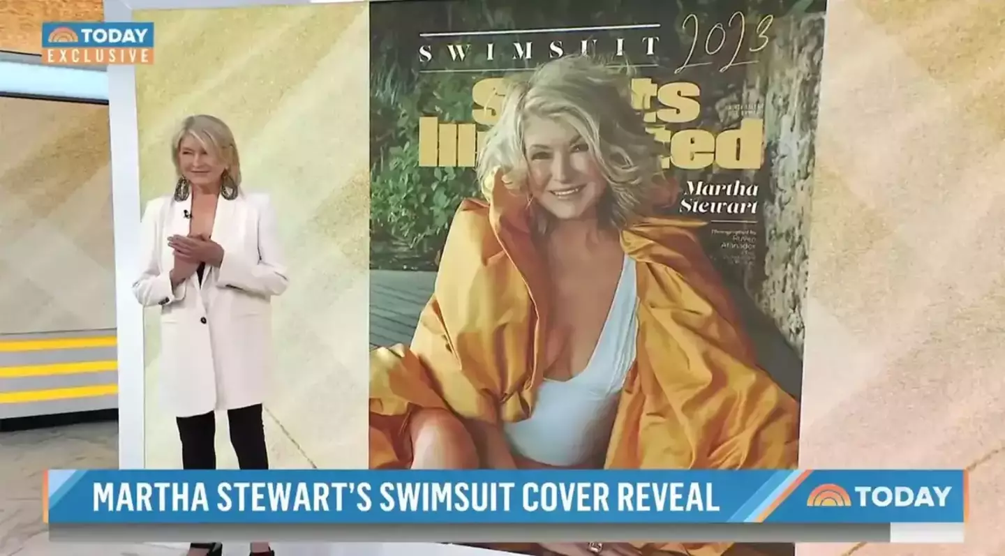 Stewart sparked a frenzy a few years ago when she became the oldest person to grace the cover of Sports Illustrated.