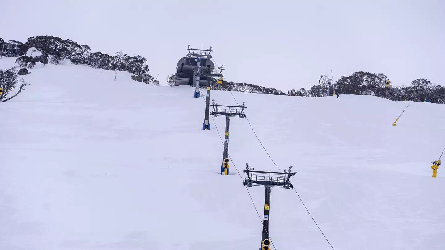 The phone was found at an Australian ski resort.