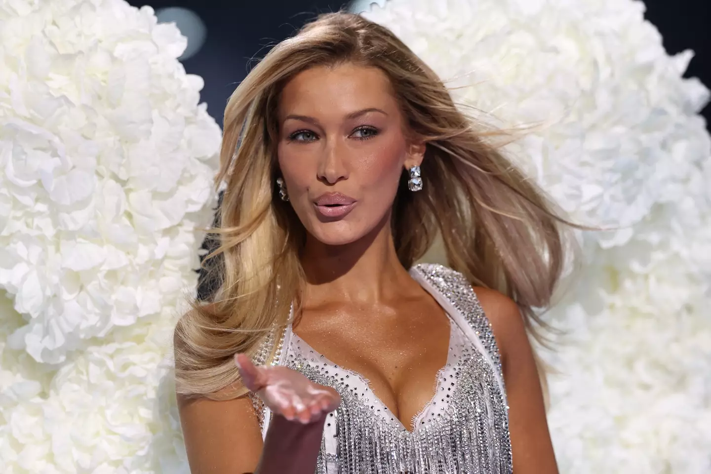 Bella Hadid takes the bronze medal, not that one is being handed out (ANGELA WEISS/AFP via Getty Images)