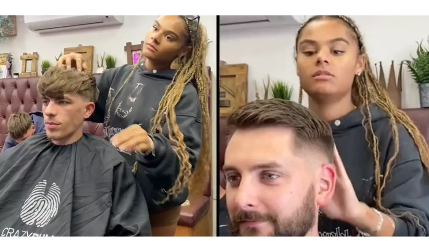 Woman shares the amount she makes in a day as a barber and people are stunned