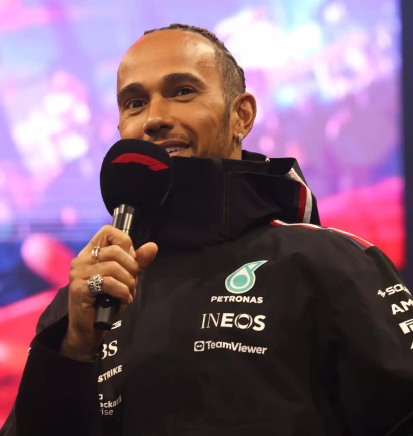 The British F1 star lifted the lid on the origin his twangy American accent.